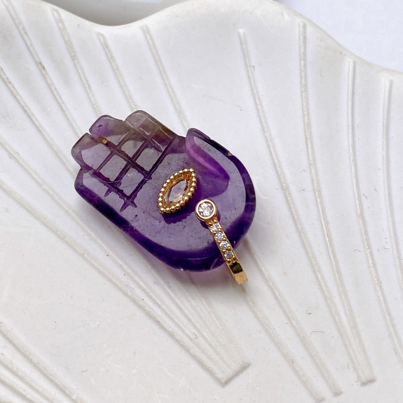 Men'S Accessories Jewelry Brands - 1 Buah Liontin Batu Alam Kristal