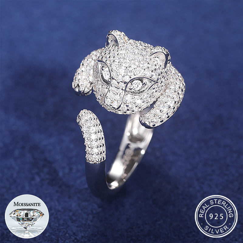 Men Accessories Wedding - Moissanite cincin berlian kucing berkilau, cincin