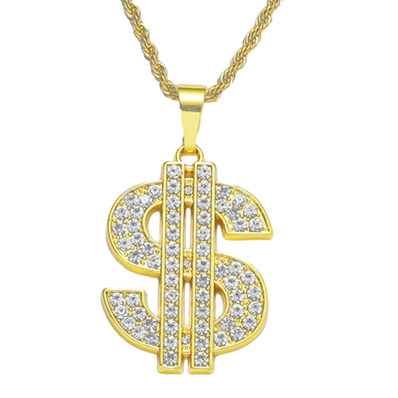 Men'S Accessories In The 90S - Kalung tanda Dollar 80s 90s kostum