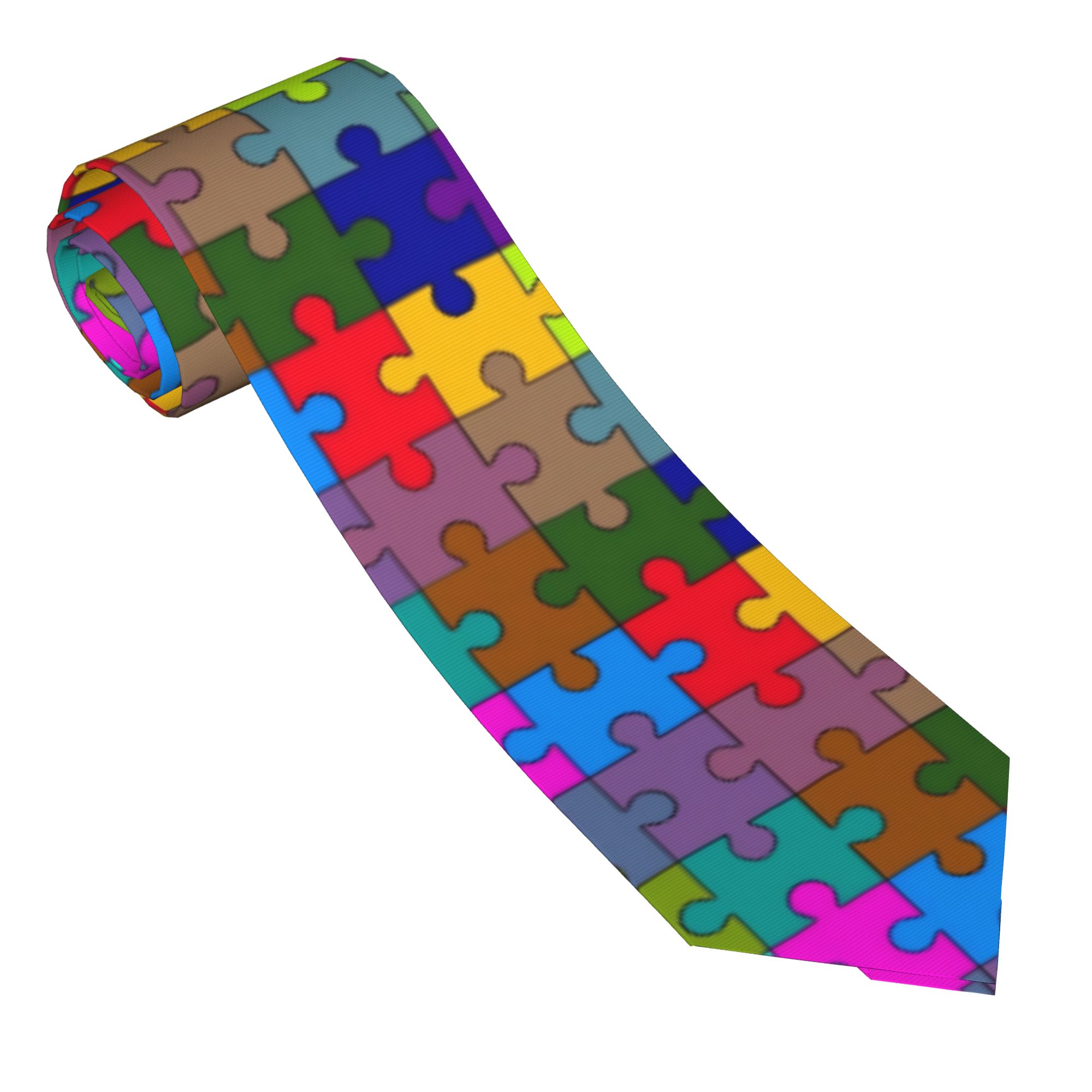 Dasi Puzzle Gradien Gelap Dasi - Men Accessories Wedding ulasan dan harga