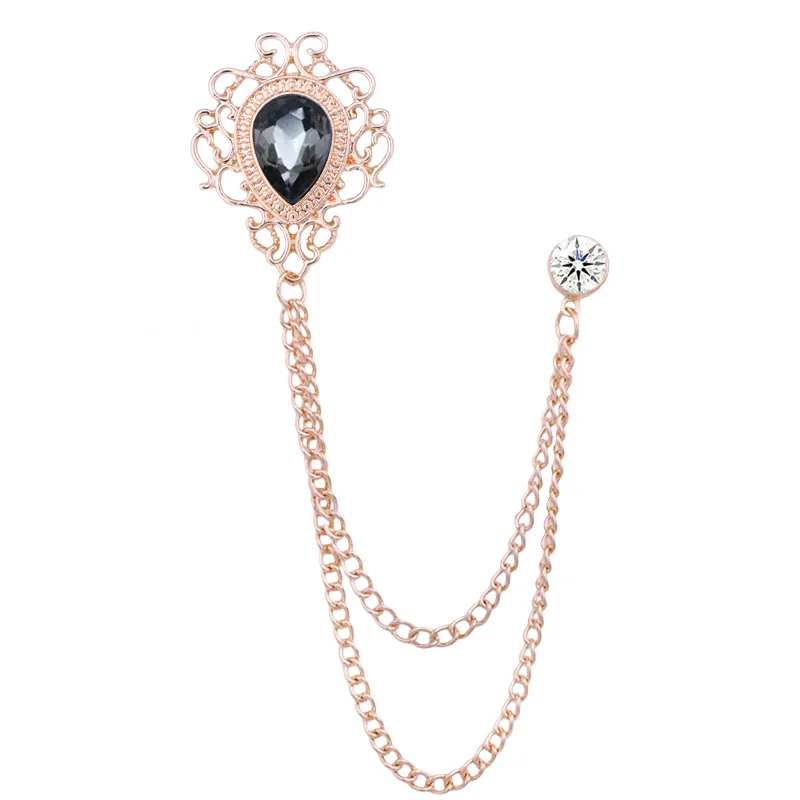 Pin Kerah Kristal Berlian Imit - Men'S Accessories And Jewelry ulasan dan harga