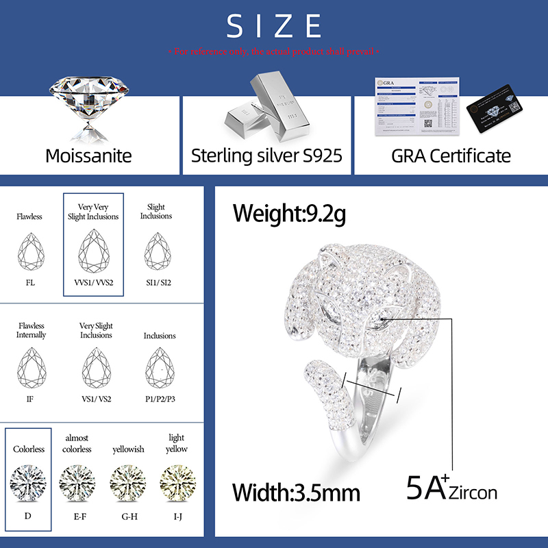 Moissanite cincin berlian kuci - Men Accessories Wedding ulasan dan harga