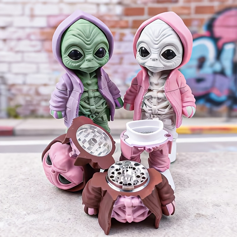 Penggiling Herbal Alien Lucu,  - Men'S Accessories ulasan dan harga
