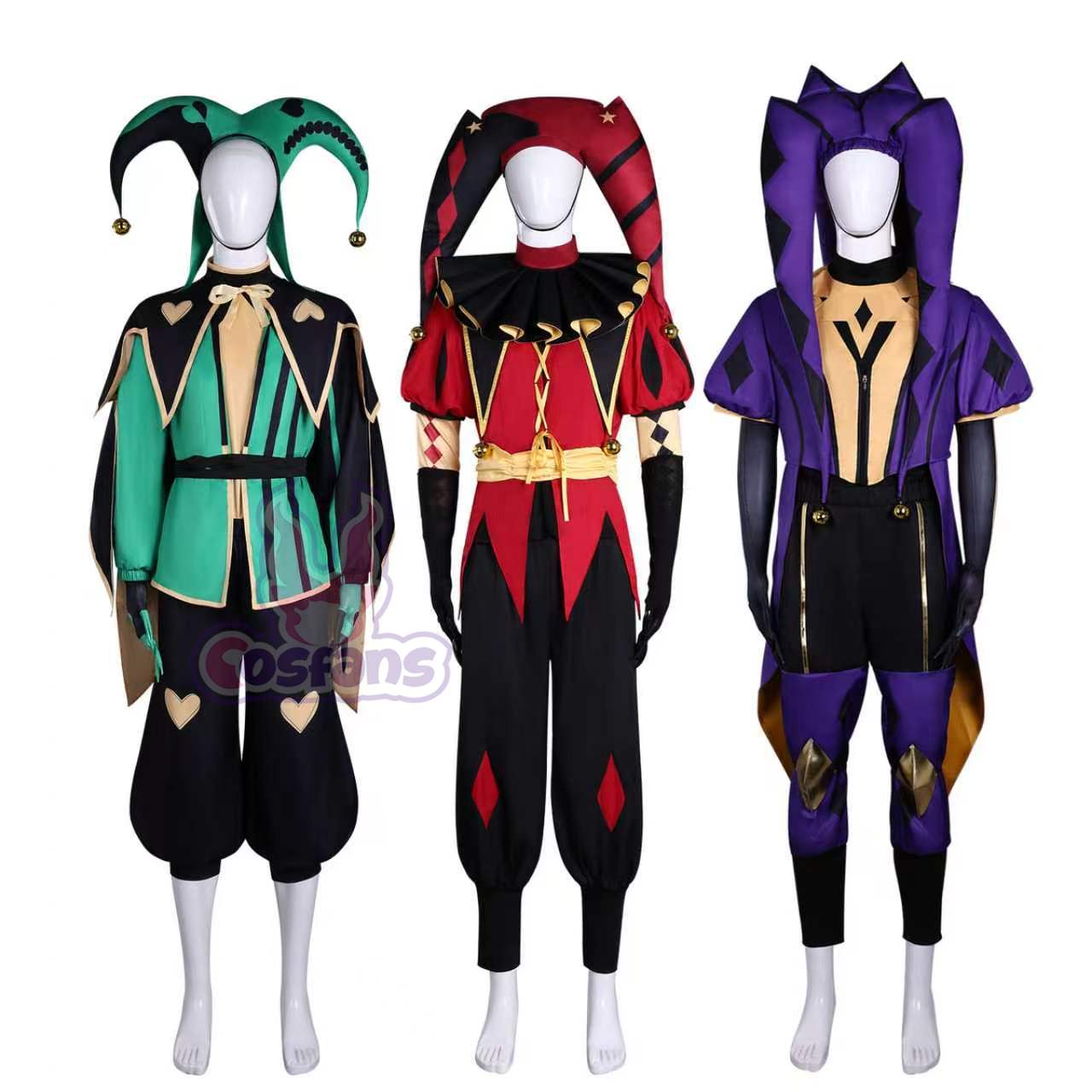 Kostum Cosplay Badut Pierrot J - Men'S Accessories For Christmas ulasan dan harga
