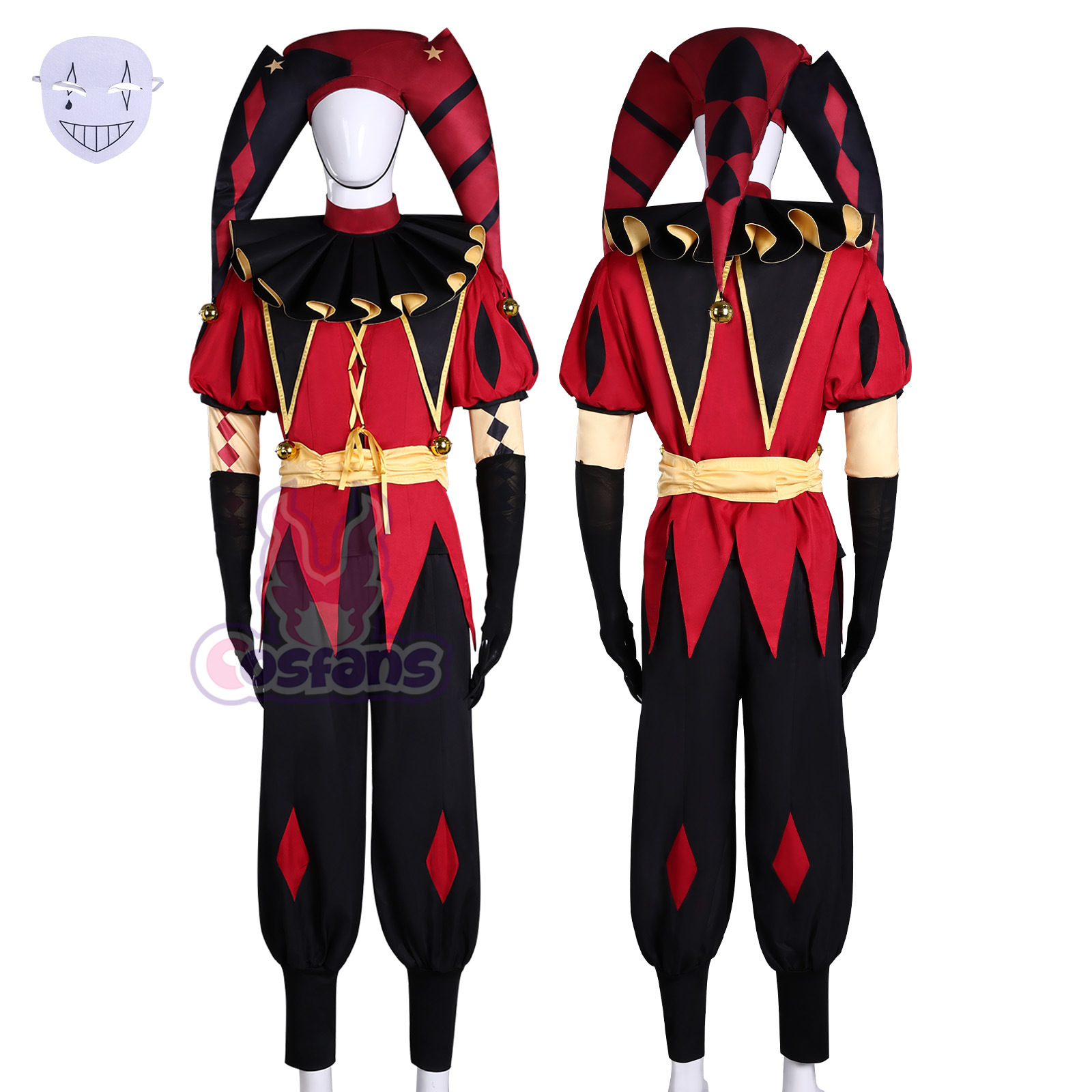Kostum Cosplay Badut Pierrot J - Men'S Accessories For Christmas ulasan dan harga