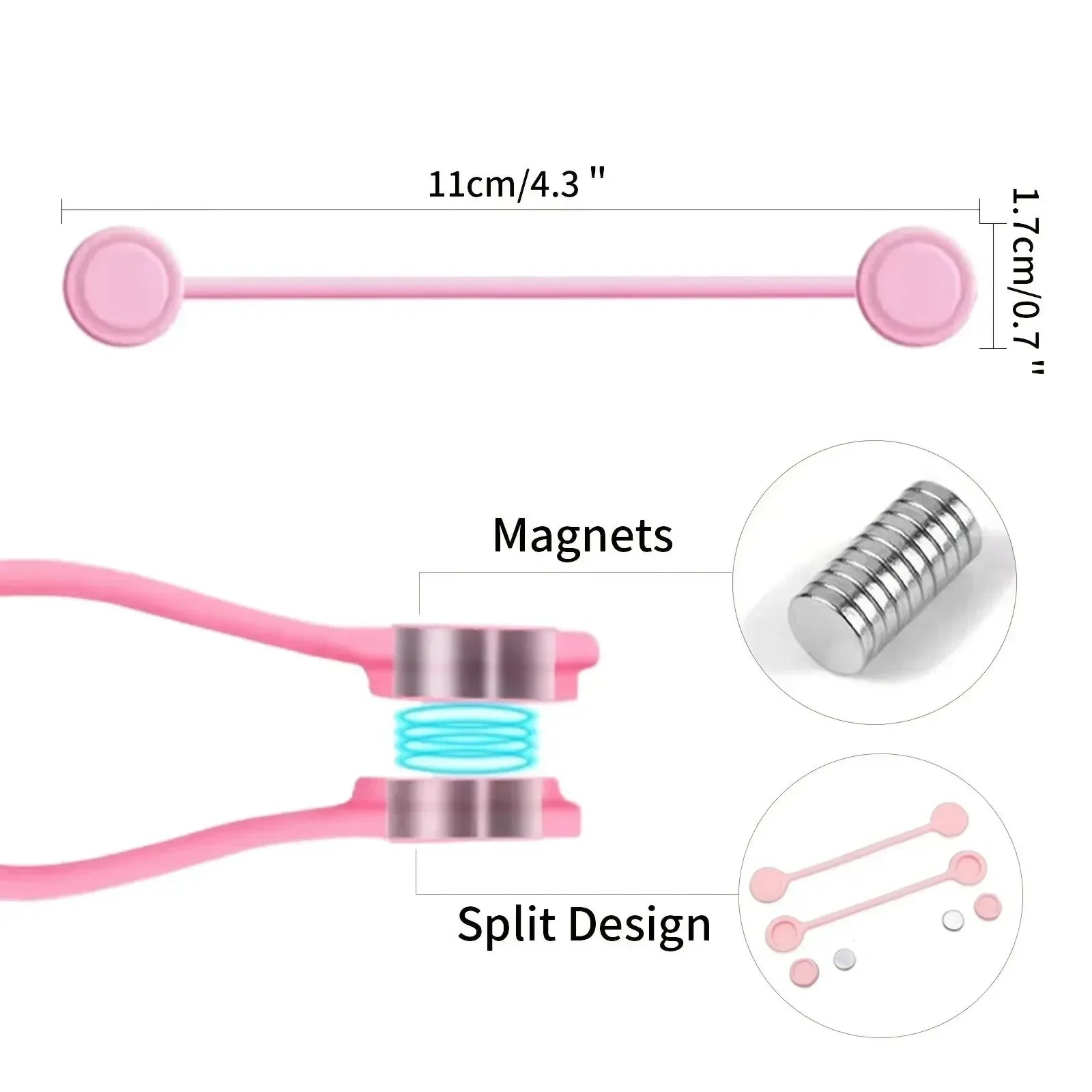 5/3/1PCS Pengikat Kabel Magnet - Tie Clip Set ulasan dan harga
