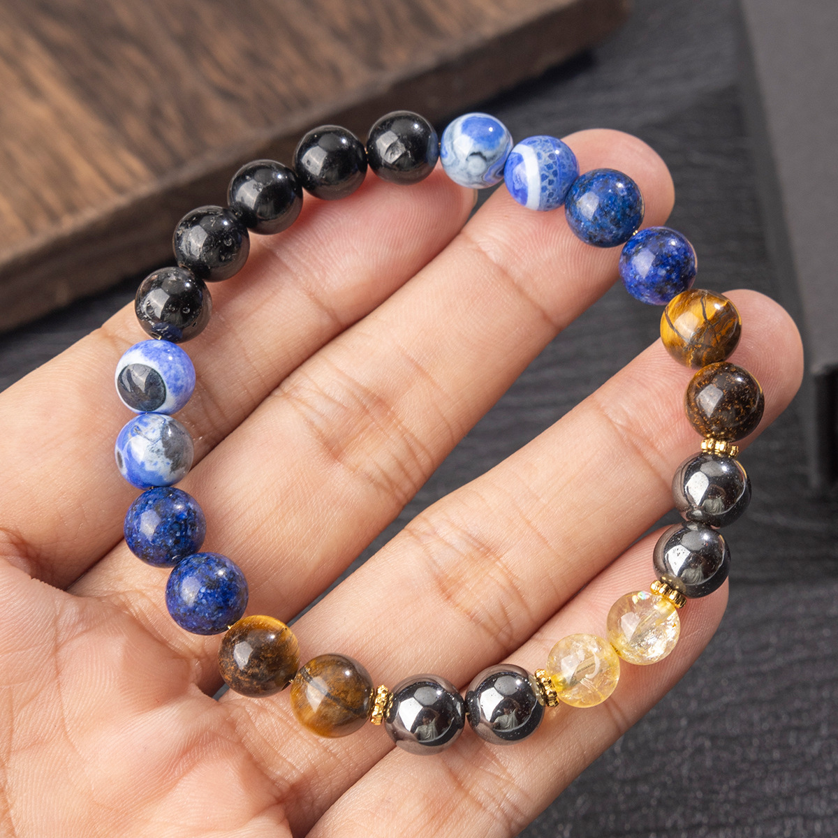 Gelang Batu Alam Gaya Cina unt - Bracelet Beaded Men ulasan dan harga