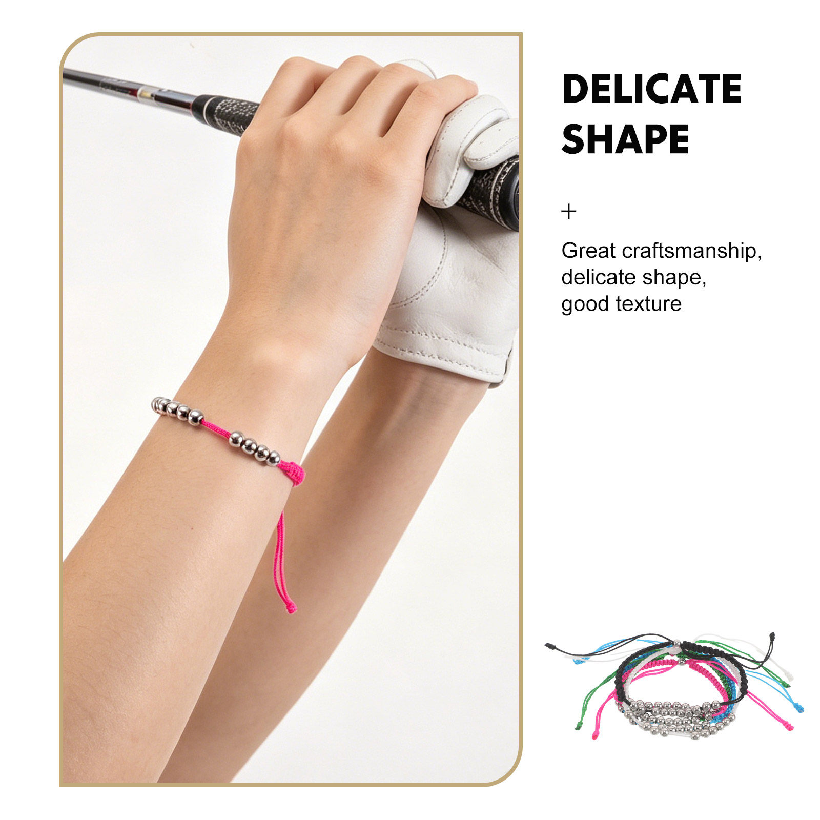 5 Buah Gelang Penghitung Skor  - Bracelet Beaded Men ulasan dan harga