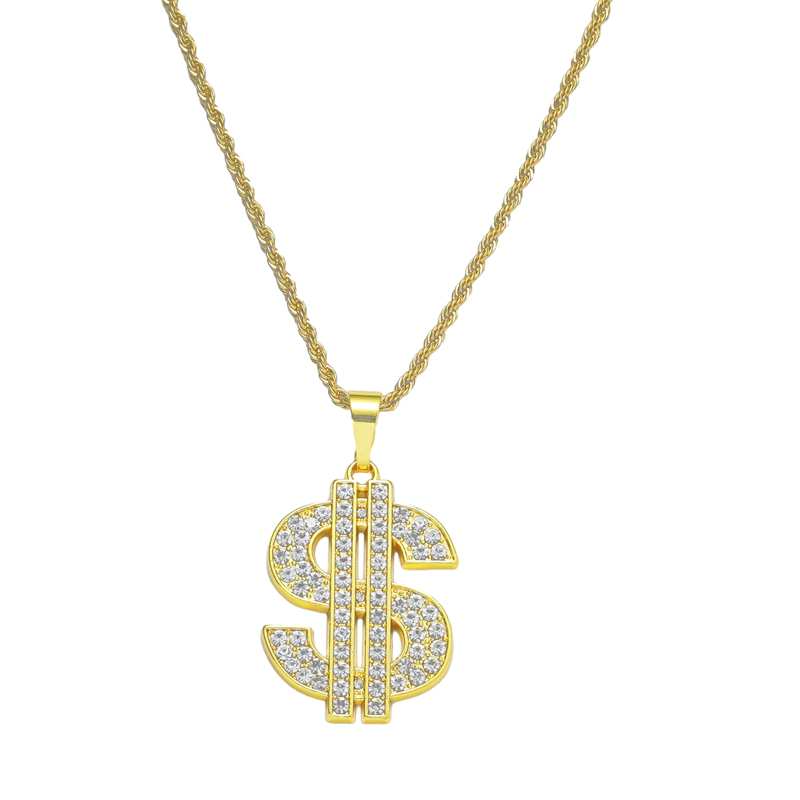 Kalung tanda Dollar 80s 90s ko - Men'S Accessories In The 90S ulasan dan harga