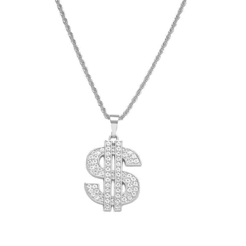 Kalung tanda Dollar 80s 90s ko - Men'S Accessories In The 90S ulasan dan harga