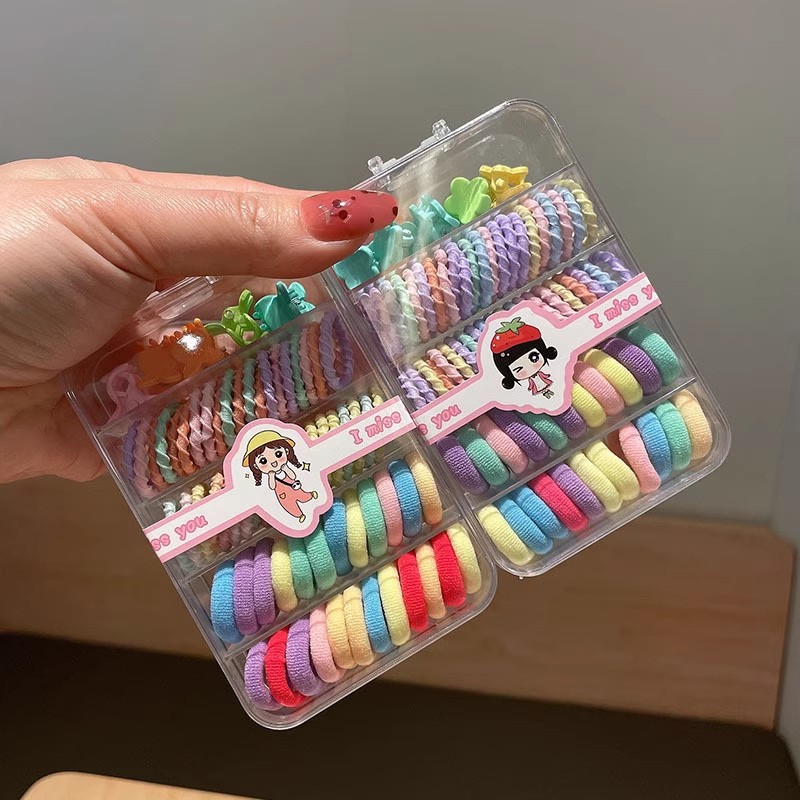 1 Set bando karet rambut anak  - Tie Clip Set ulasan dan harga