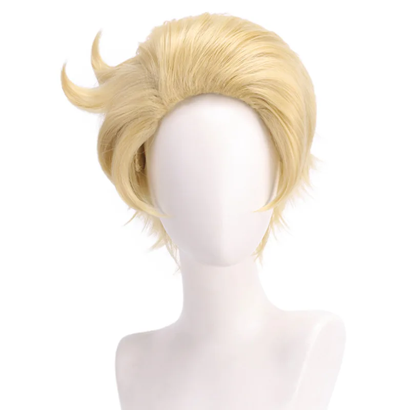 Kostum rambut pendek emas pria - Men'S Accessories For Christmas ulasan dan harga
