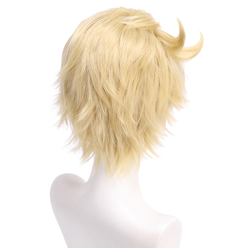 Kostum rambut pendek emas pria - Men'S Accessories For Christmas ulasan dan harga