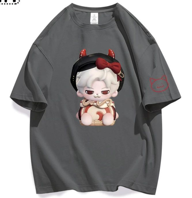 Kaus Lengan Pendek Love and De - Men'S Accessories Anime ulasan dan harga
