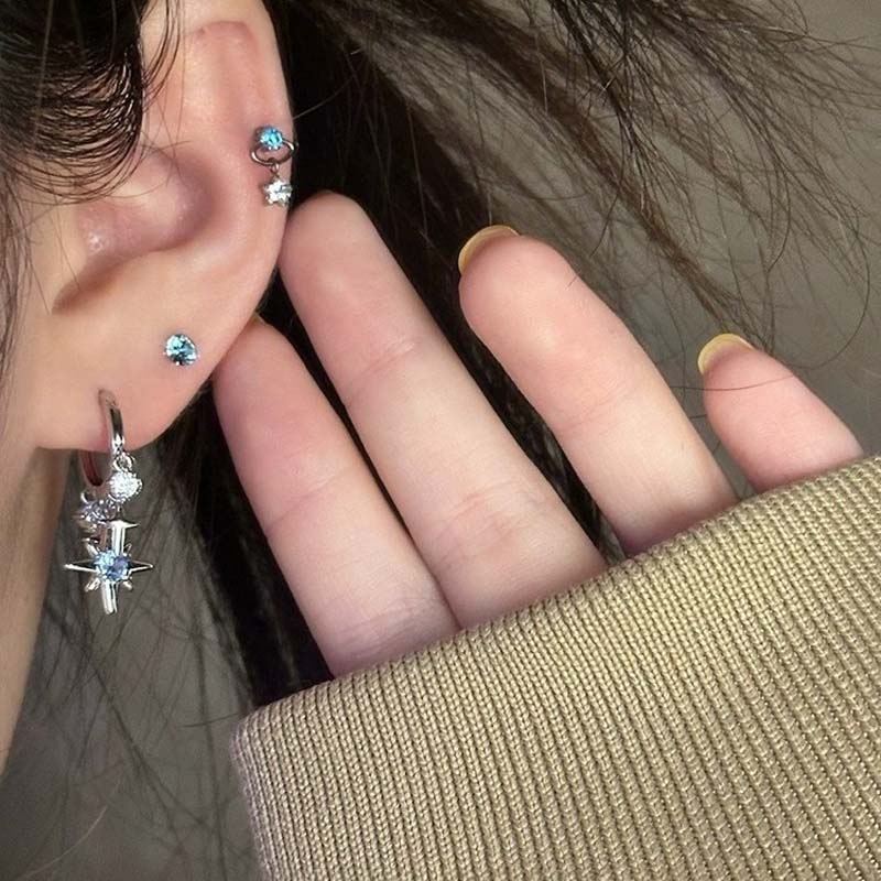 Anting Liontin Rumbai Bintang  - Men Accessories Sale ulasan dan harga