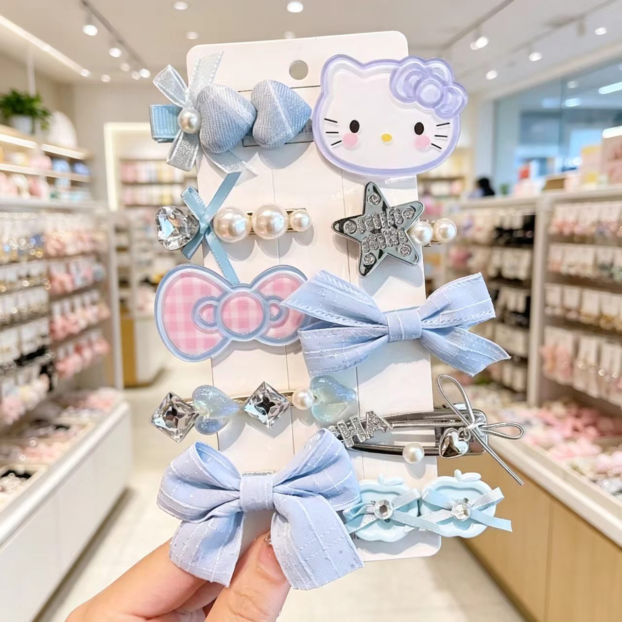 Set Aksesori Rambut Hello Kitt - Tie Clip Set ulasan dan harga