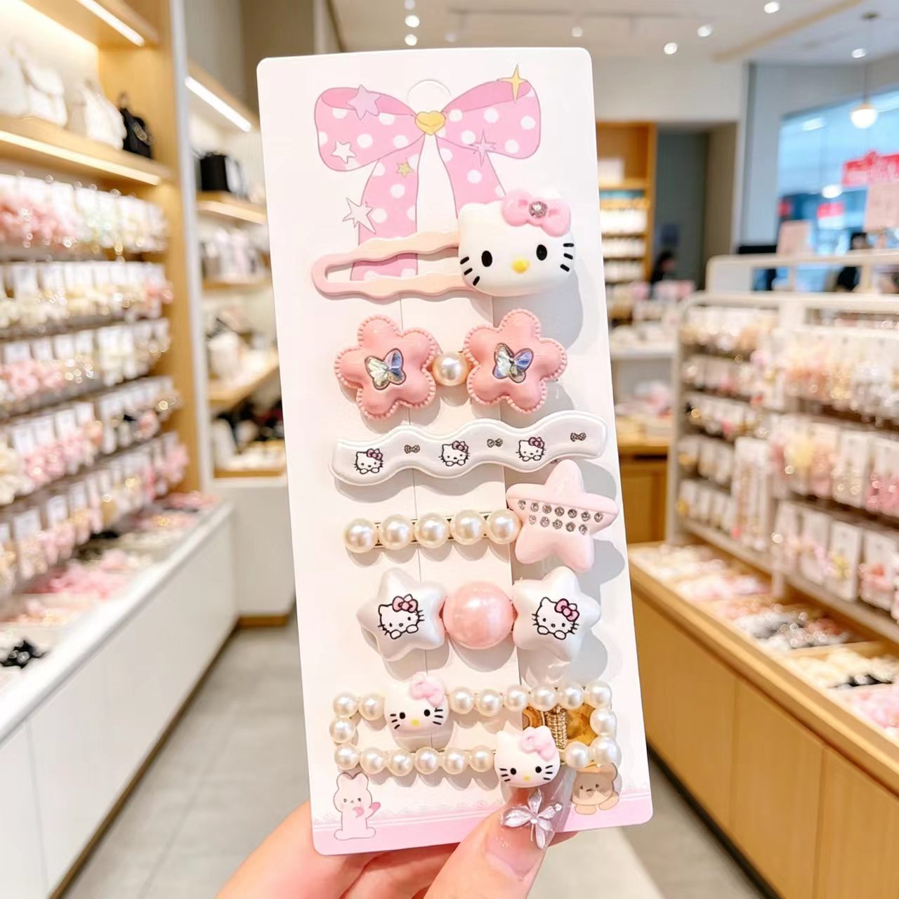 Set Aksesori Rambut Hello Kitt - Tie Clip Set ulasan dan harga
